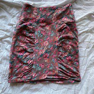 FP Mauve floral skirt size S